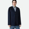 Abrigo ligero de lana y cachemira