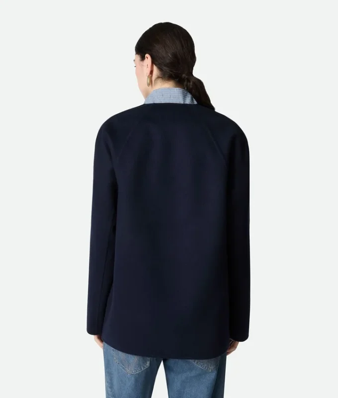 Abrigo ligero de lana y cachemira