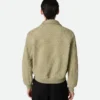 Blouson de ante con diseño Intrecciato