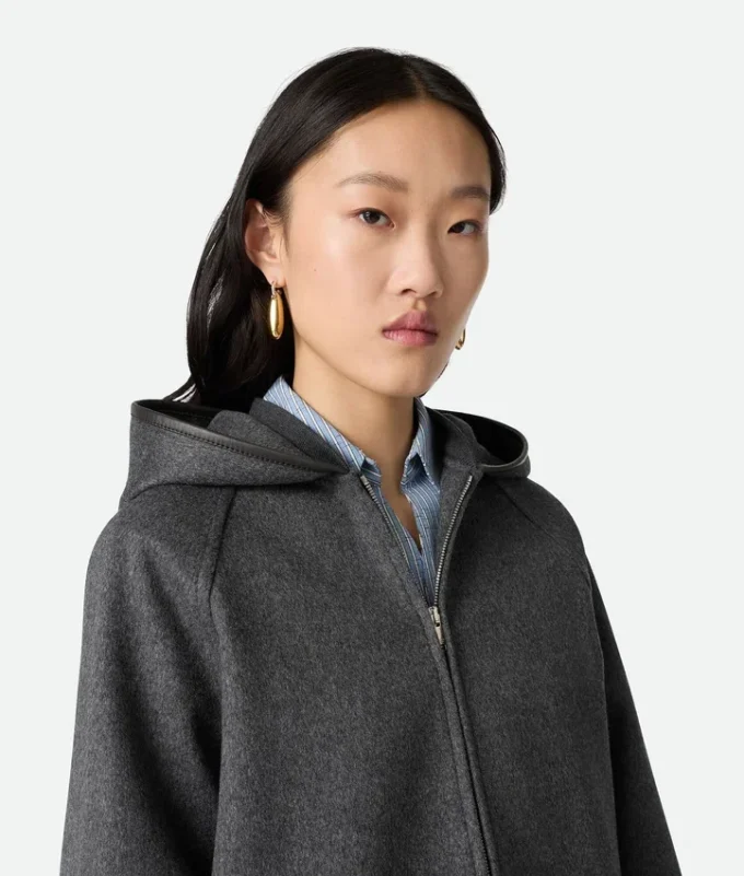 Blouson de lana de doble cara