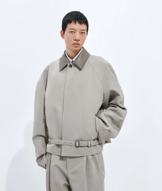 Blouson de lana melange