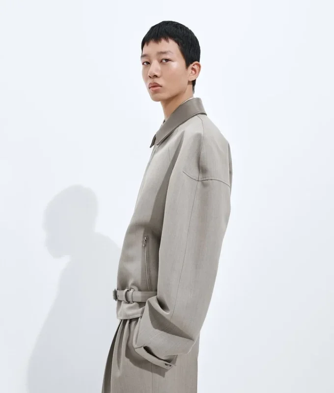 Blouson de lana melange