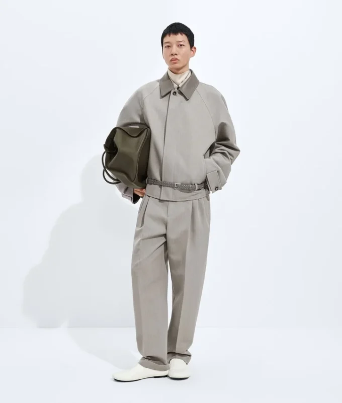 Blouson de lana melange