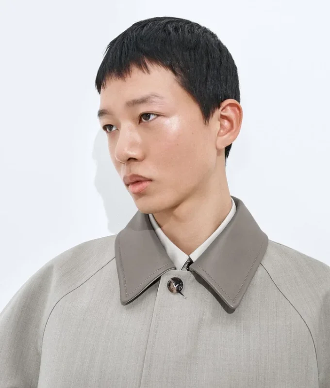 Blouson de lana melange