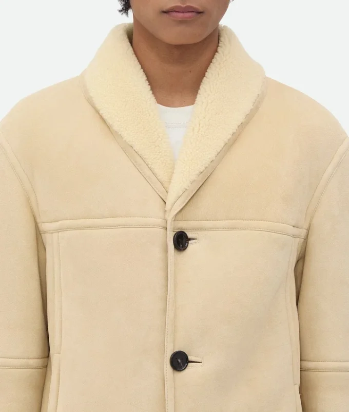 Blouson de piel de oveja merina