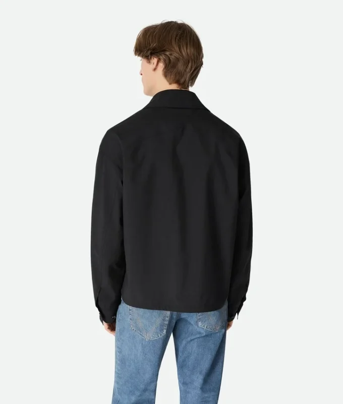 Blouson tipo kimono de lana fina