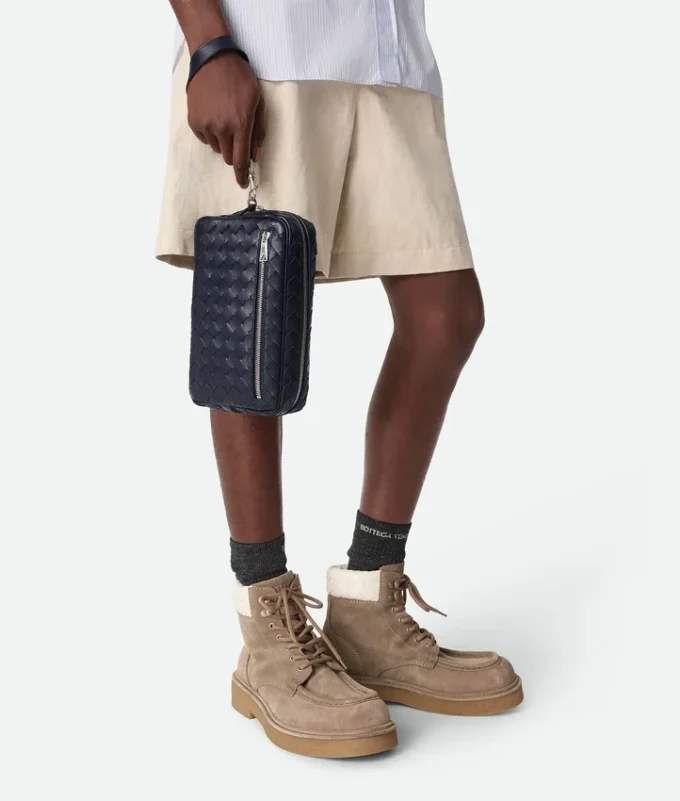 Bolsa Intrecciato con correa de muñeca