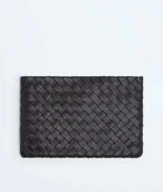 Bolsa plana mediana Intrecciato