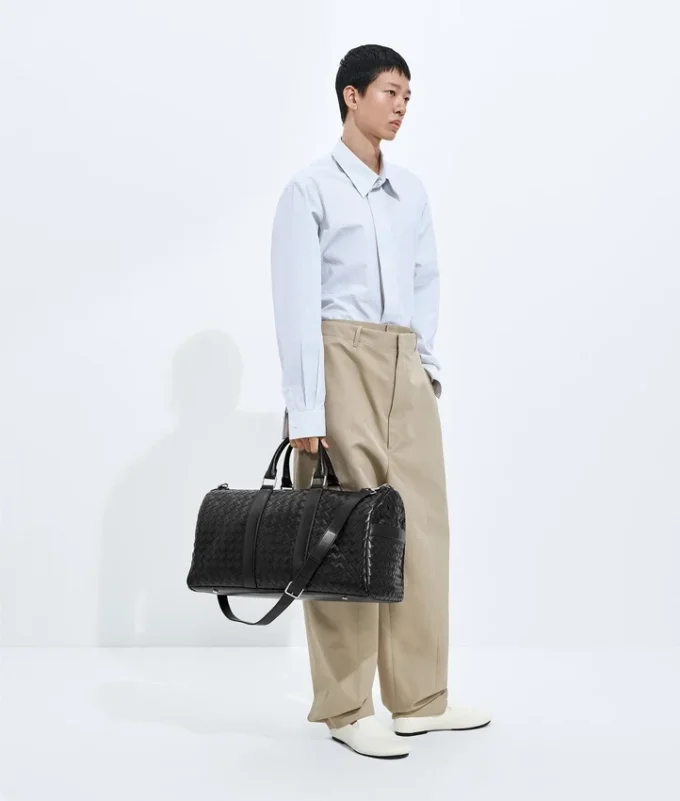 Bolso de viaje Intrecciato