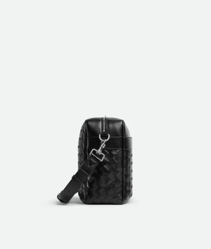 Bolso grande Intrecciato para cámara con bolsillo