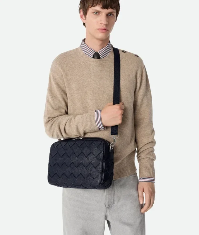 Bolso para cámara Intrecciato