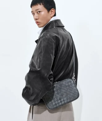 Bolso pequeño para cámara Intrecciato