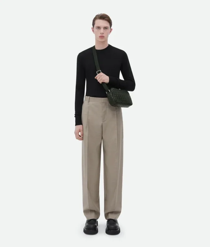 Bolso pequeño para cámara Intrecciato