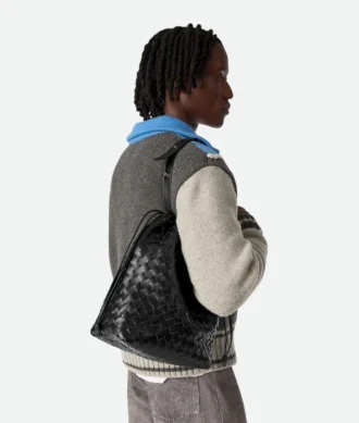 Bolso tipo cubo Intrecciato Biblioteca