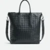 Bolso tote Intrecciato con cremallera y diseño vertical