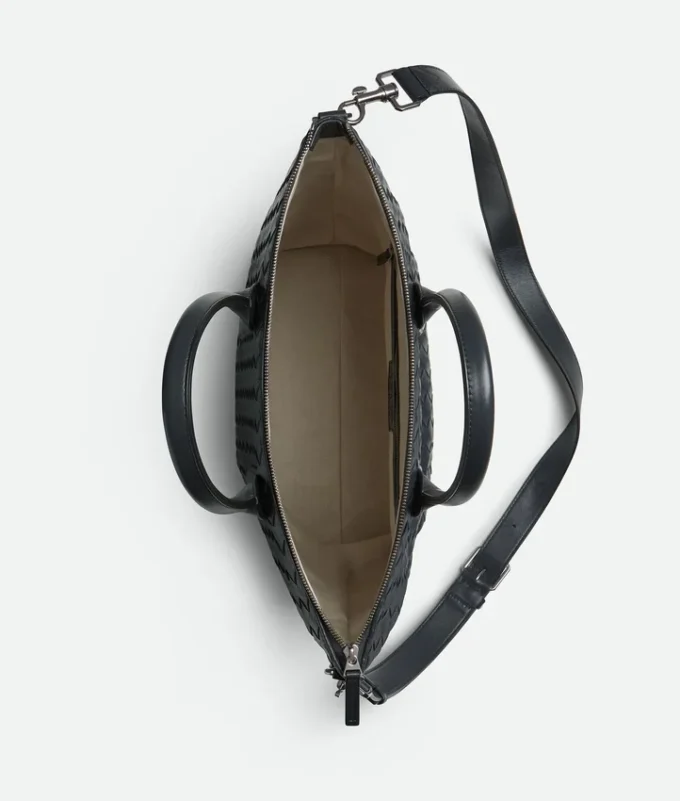 Bolso tote Intrecciato con cremallera y diseño vertical