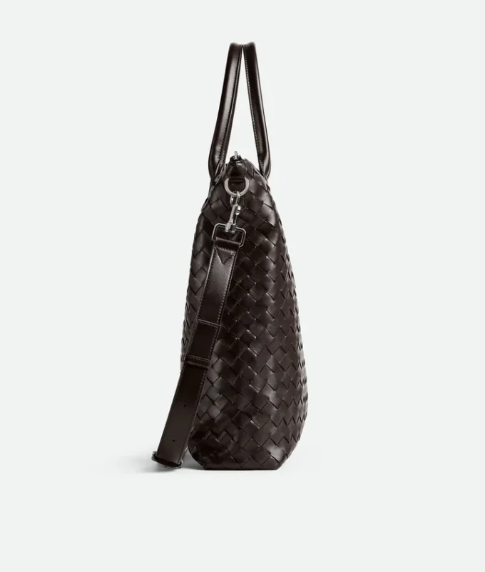 Bolso tote Intrecciato con cremallera y diseño vertical