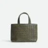 Bolso tote mini Intrecciato con cremallera