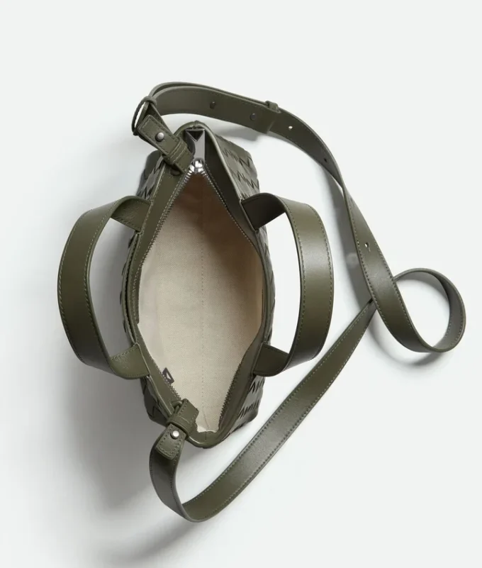 Bolso tote mini Intrecciato con cremallera