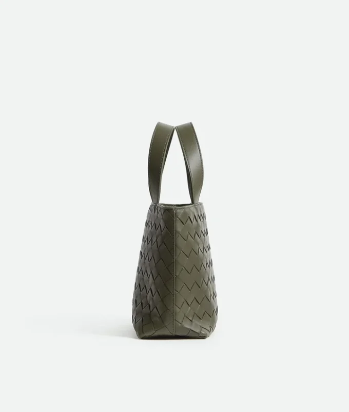 Bolso tote mini Intrecciato con cremallera