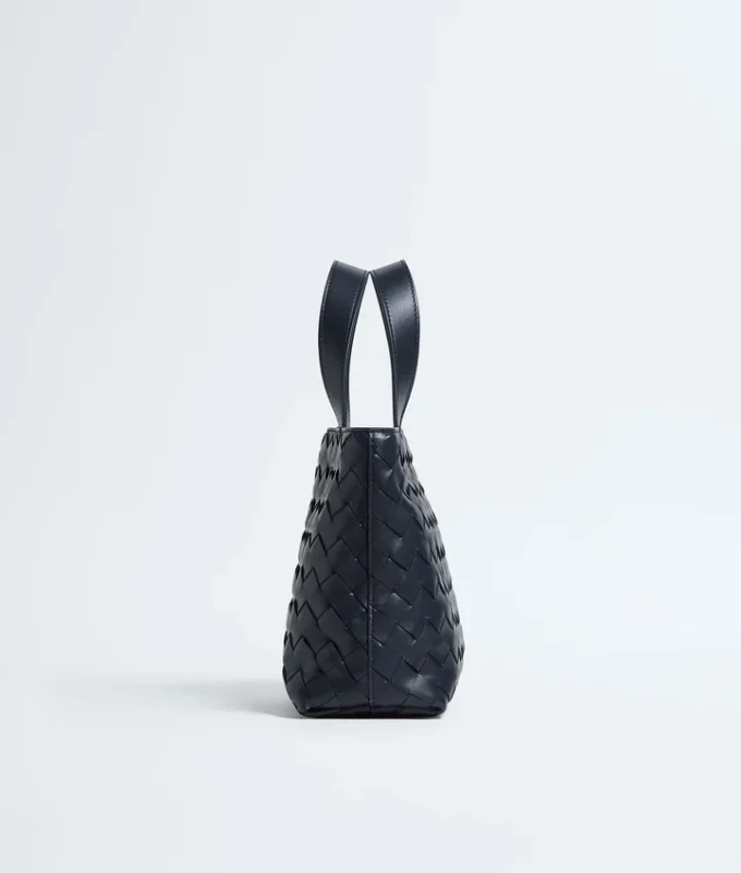 Bolso tote mini Intrecciato con cremallera