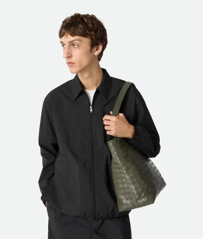 Bolso tote pequeño con cremallera Intrecciato