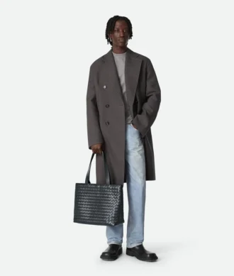 Bolso tote pequeño con cremallera Intrecciato