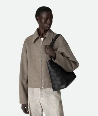 Bolso tote pequeño con cremallera Intrecciato