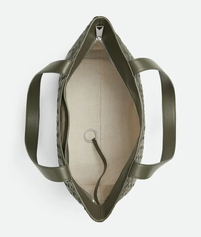 Bolso tote pequeño con cremallera Intrecciato