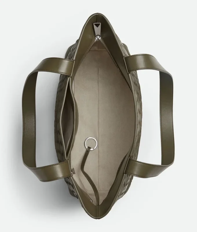 Bolso tote pequeño con cremallera Intrecciato