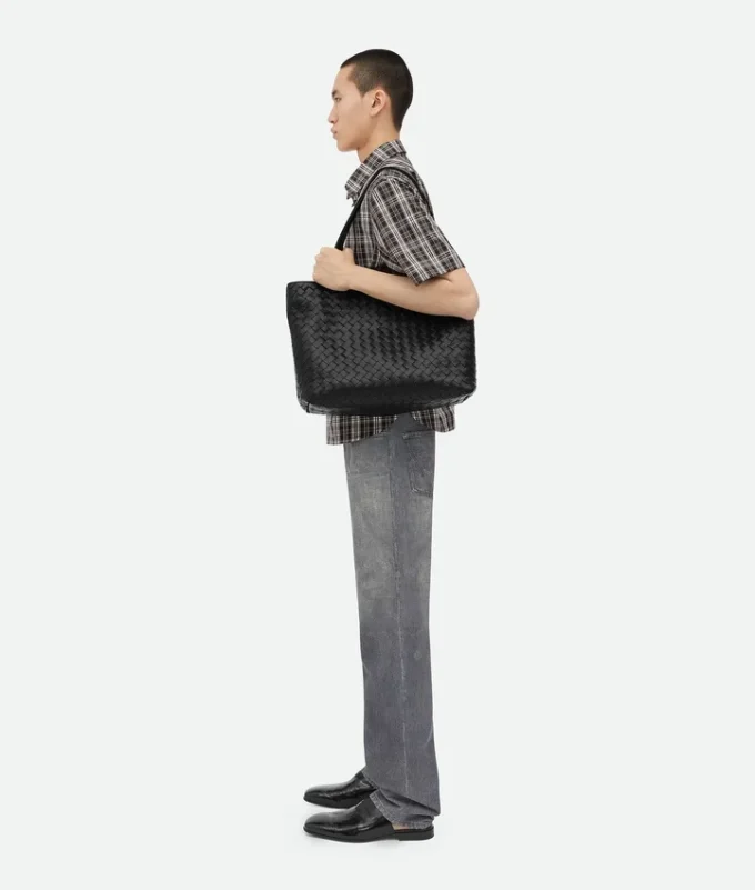 Bolso tote pequeño con cremallera Intrecciato