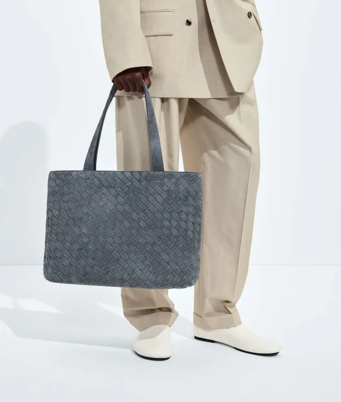 Bolso tote pequeño con cremallera Intrecciato