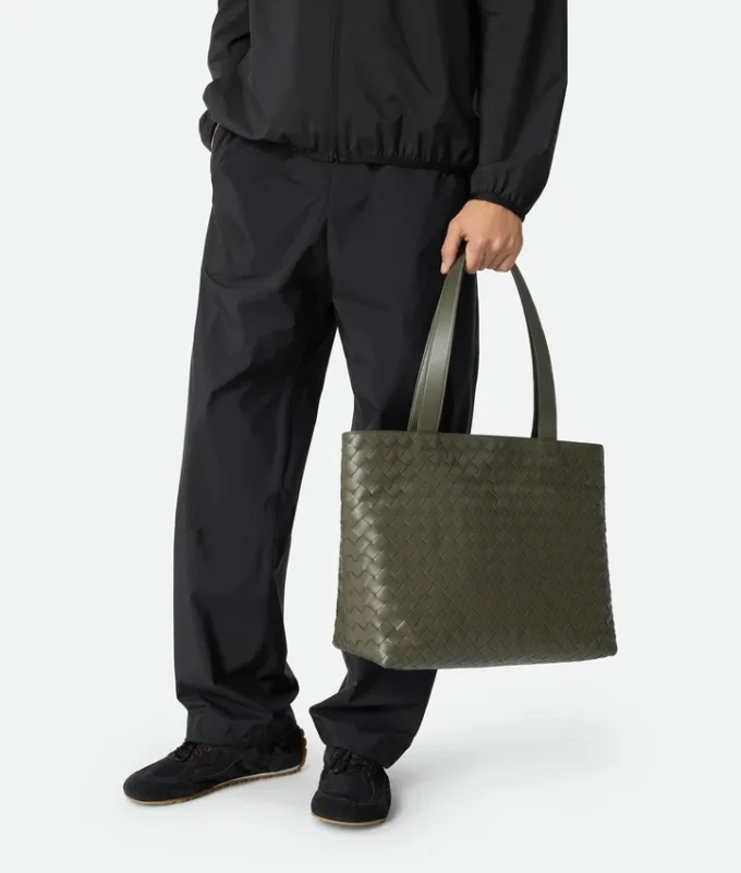 Bolso tote pequeño con cremallera Intrecciato