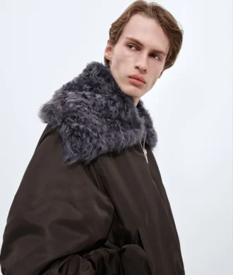 Bomber acolchado de nailon