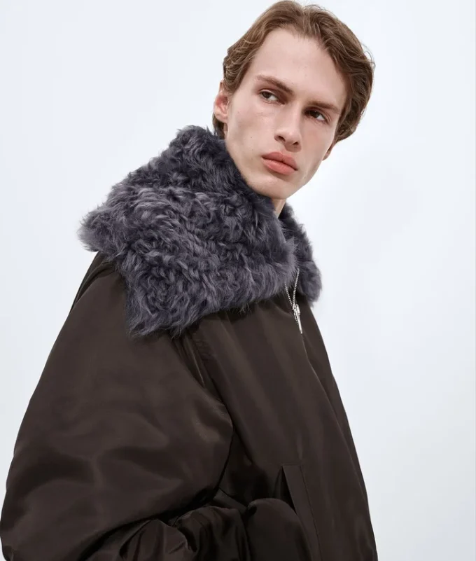 Bomber acolchado de nailon