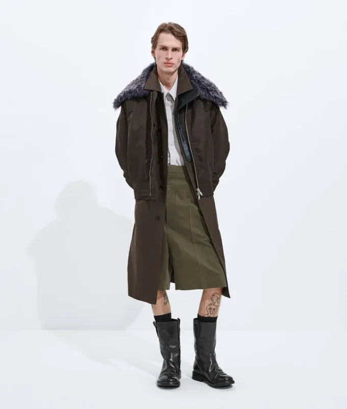 Bomber acolchado de nailon