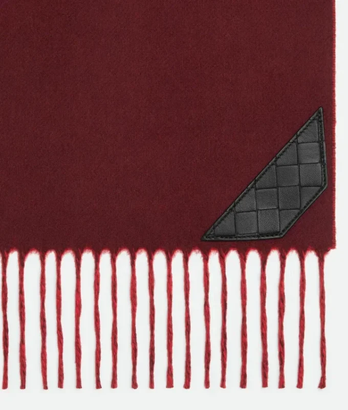 Bufanda de cachemira bicolor