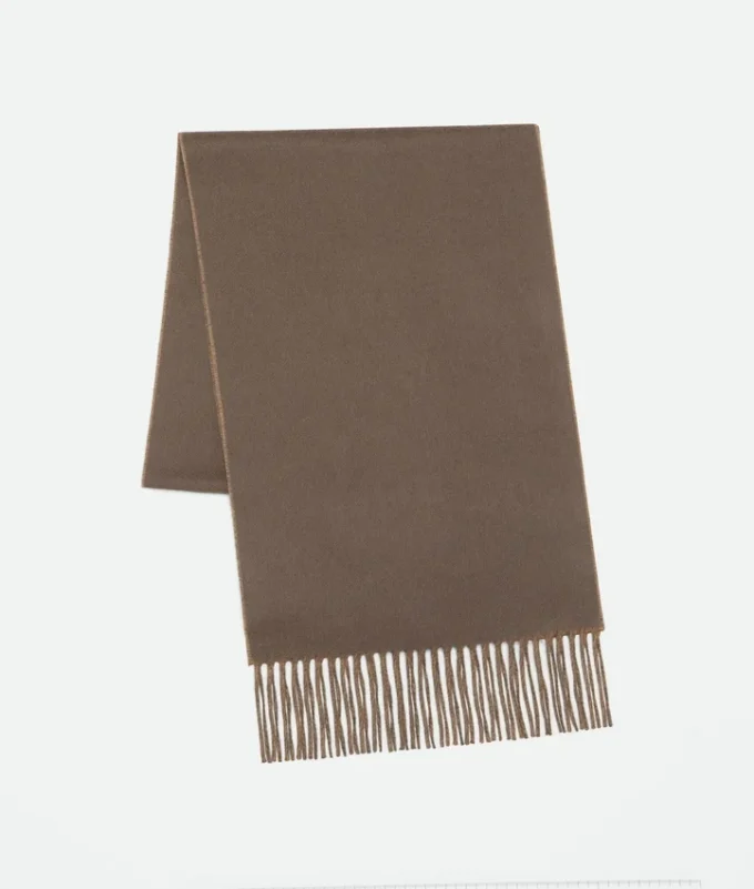 Bufanda de cachemira bicolor