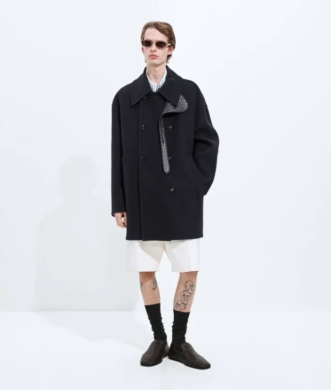 Caban de doble cachemira