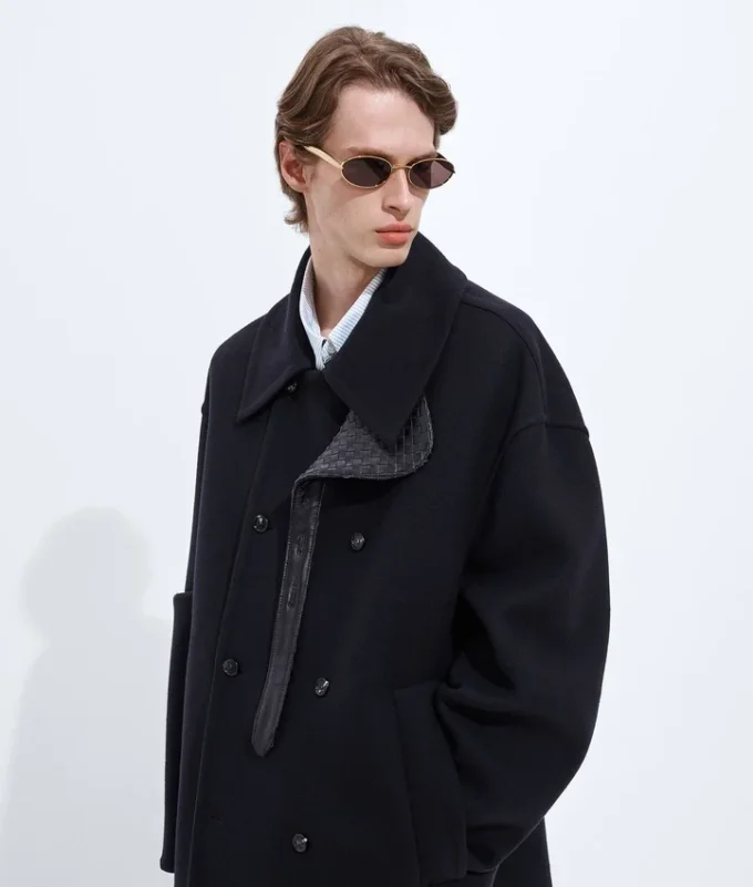 Caban de doble cachemira