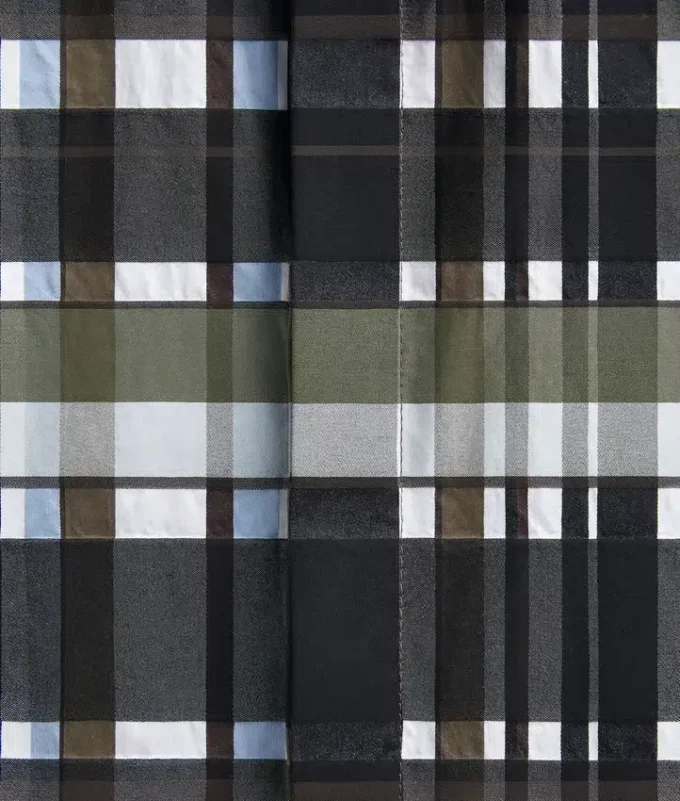 Camisa de cuadros de algodón