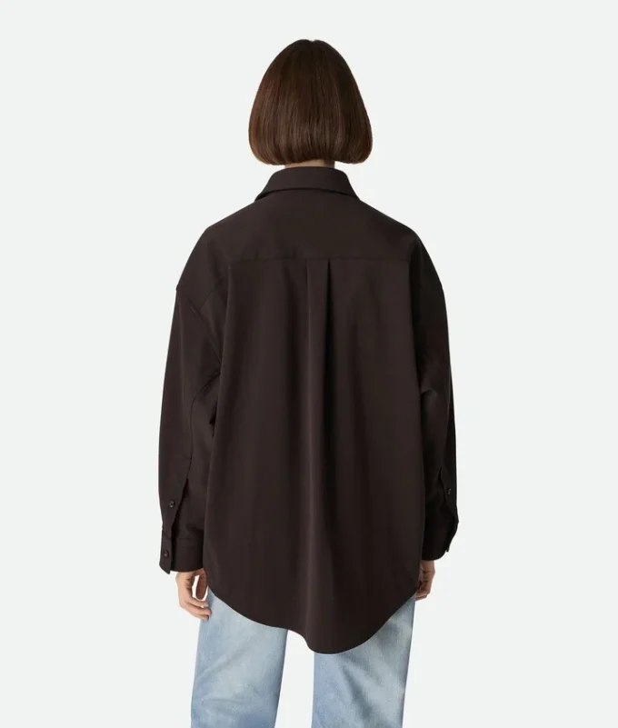 Camisa de lana elástica