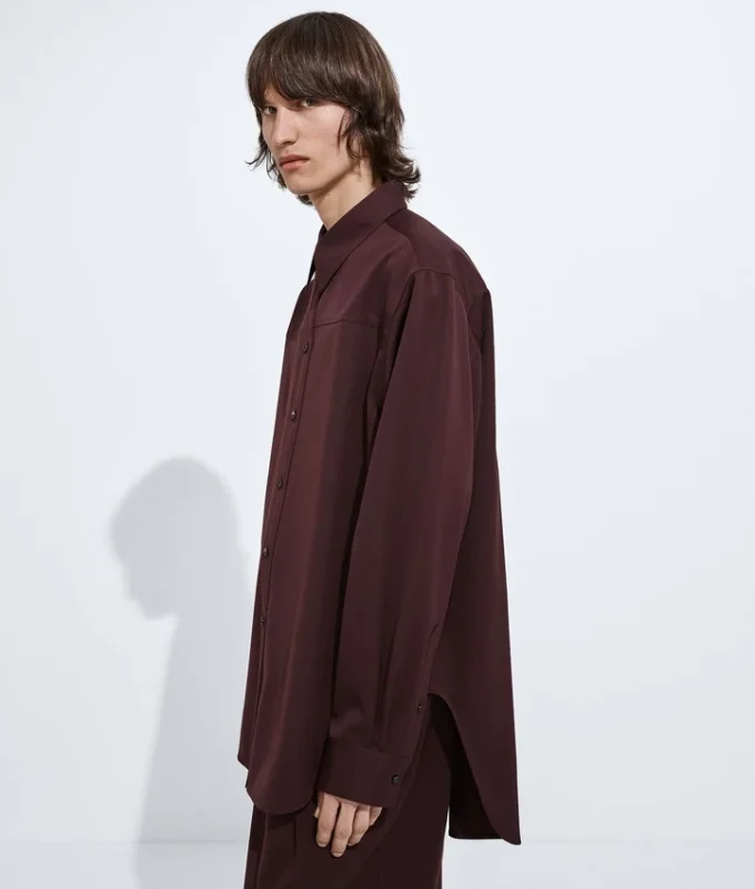 Camisa de lana ligera