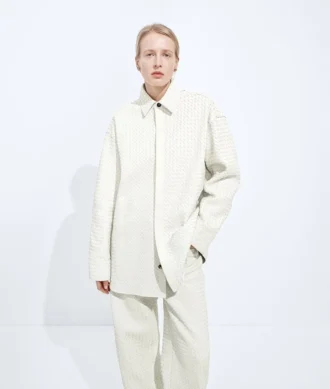 Camisa de piel Intrecciato
