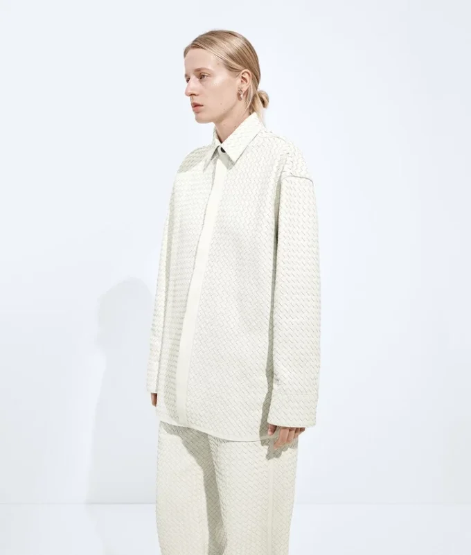 Camisa de piel Intrecciato