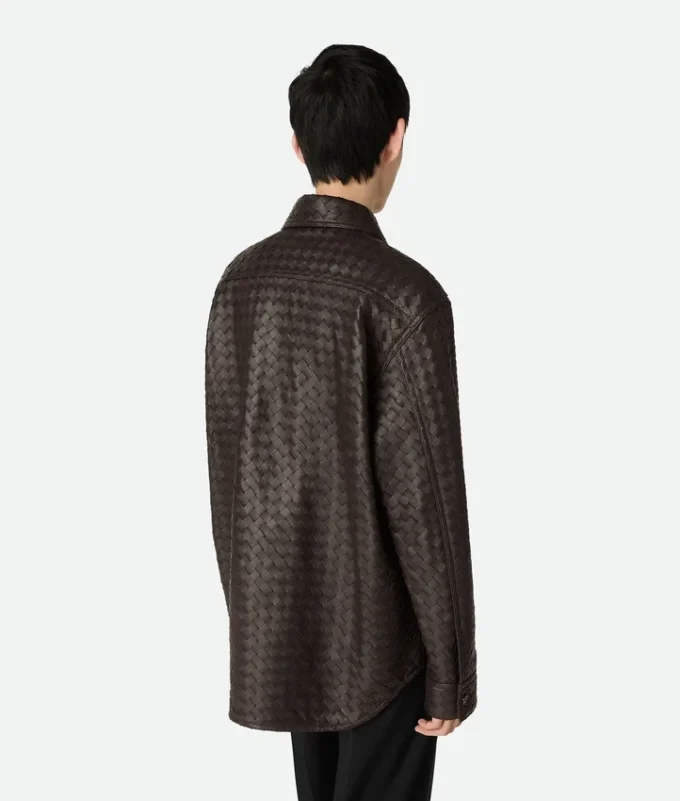 Camisa de piel Intrecciato