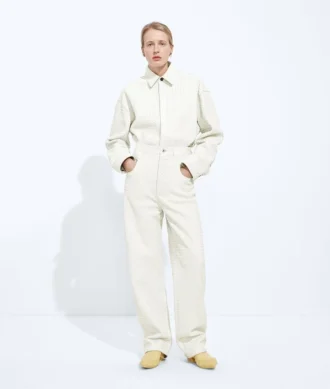 Pantalones de piel Intrecciato Small