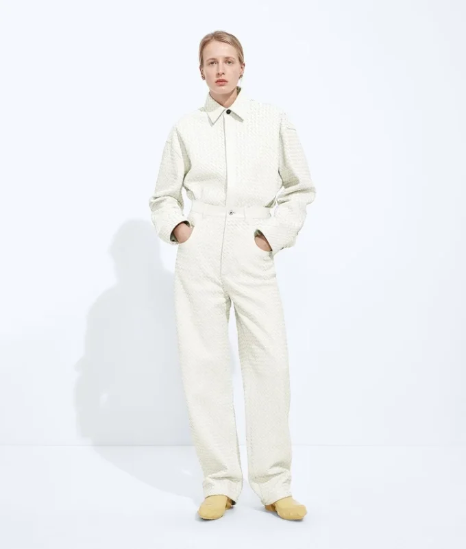 Camisa de piel Intrecciato