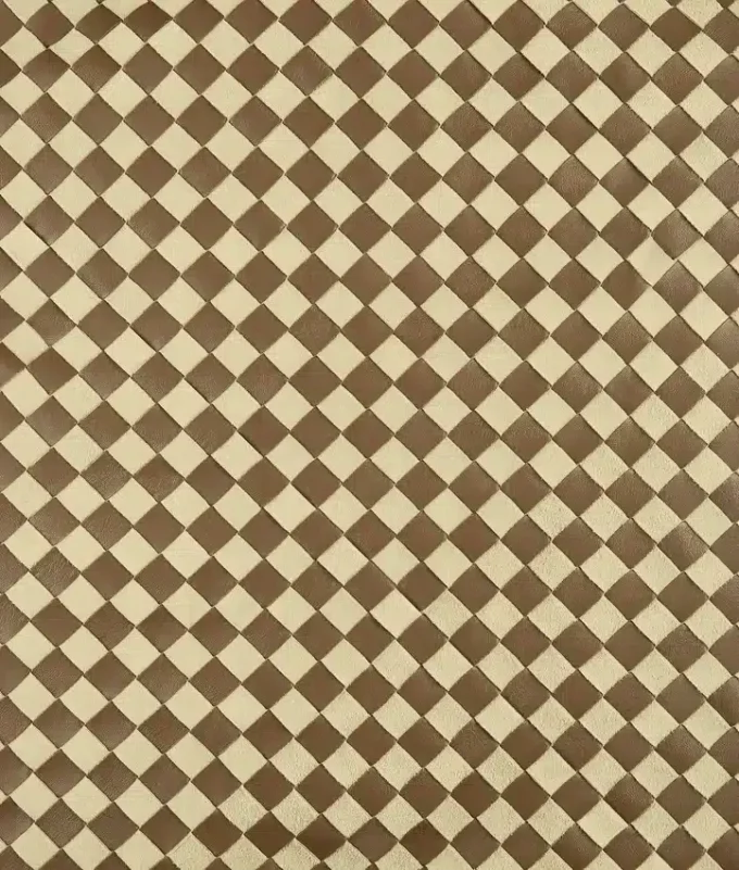 Camisa de piel y ante Intrecciato