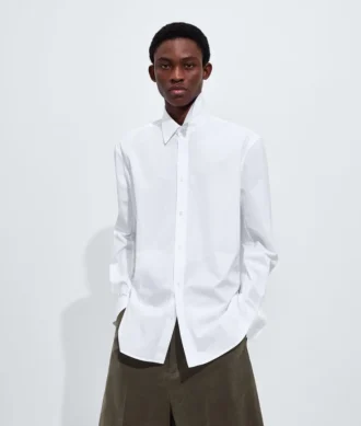 Camisa de popelín de algodón